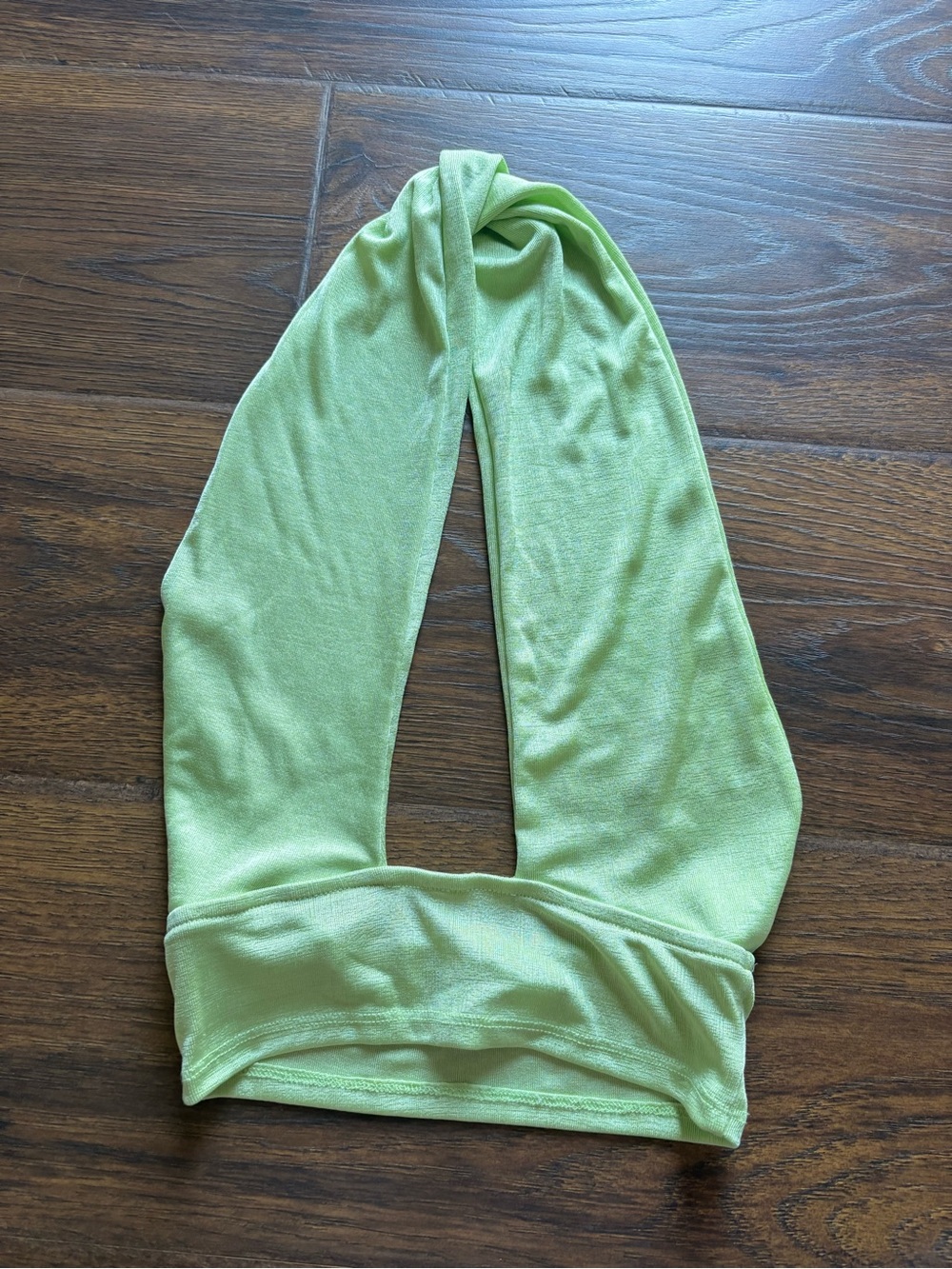 Princess Polly Lime Green Halter Top